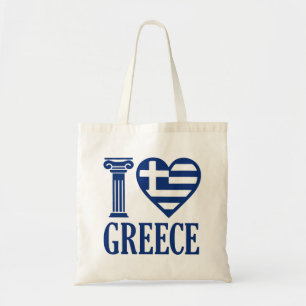 I love Greece Tote Bag