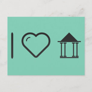 I Love Greeks Postcard