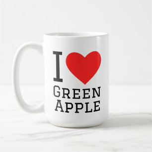 I love green apple coffee mug