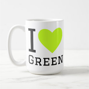 I love green coffee mug