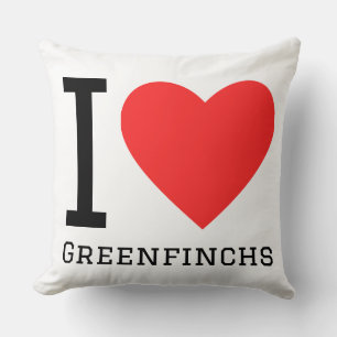 I love greenfinchs cushion