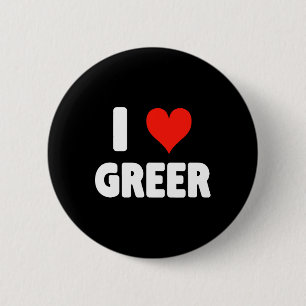 I Love Greer Arizona - Heart - Travel Vacation Sou 6 Cm Round Badge