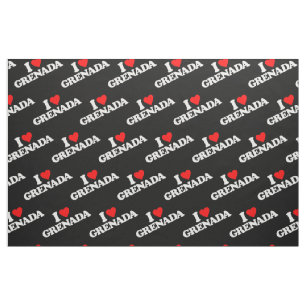 I LOVE GRENADA FABRIC