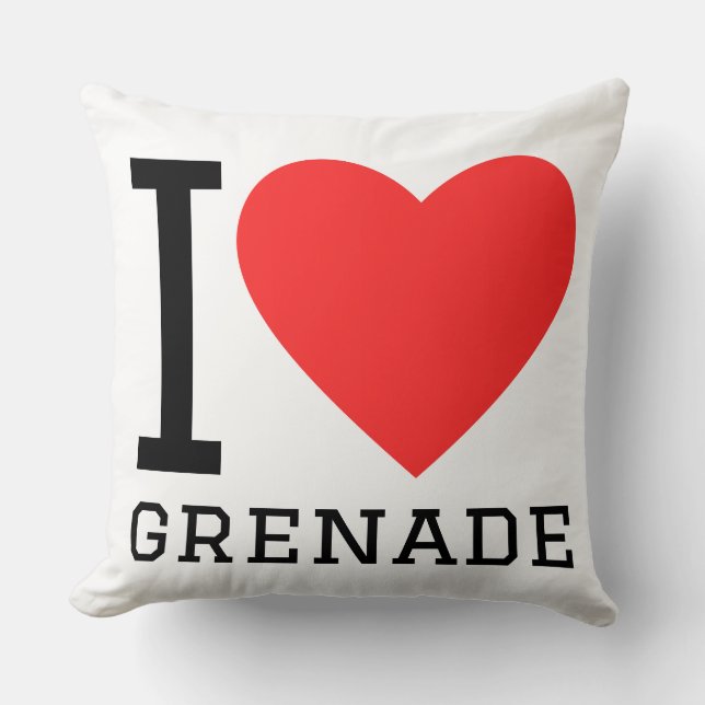 I love grenade cushion (Front)