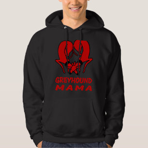 I Love Greyhound Mama Mothers Day Galgo Whippet It Hoodie
