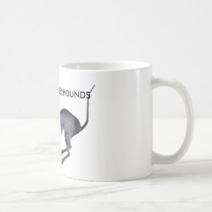 I LOVE GREYHOUNDS COFFEE MUG