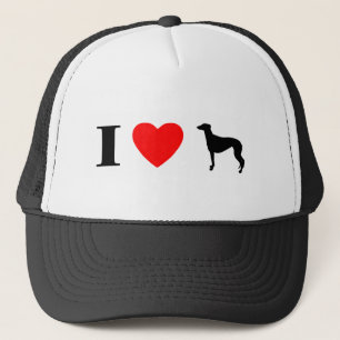 I Love Greyhounds Trucker Hat