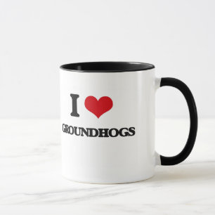 I love Groundhogs Mug