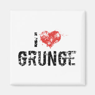 I Love Grunge Magnet