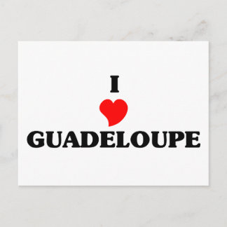 I Love Guadeloupe Postcard