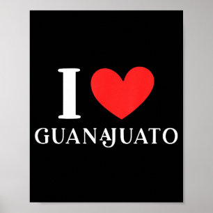 I Love Guanajuato Mexico Vacation Poster