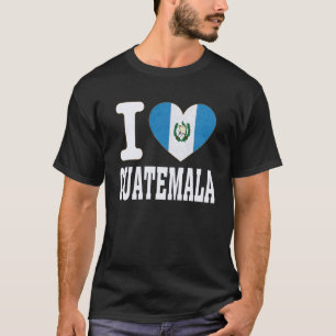 I Love Guatemala Heart Souvenir Lovers Pride Trave T-Shirt