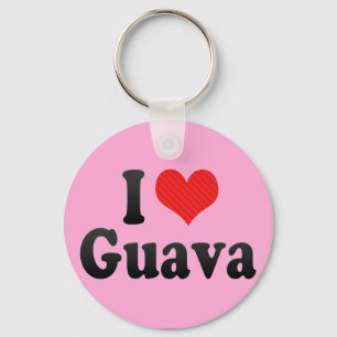 I Love Guava Key Ring