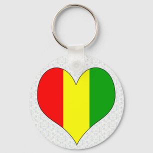 I Love Guinea Key Ring