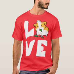 I Love Guinea Pigs Cute Guinea Pig Owner  T-Shirt