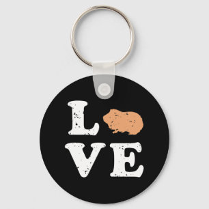 I Love Guinea Pigs Essential Key Ring