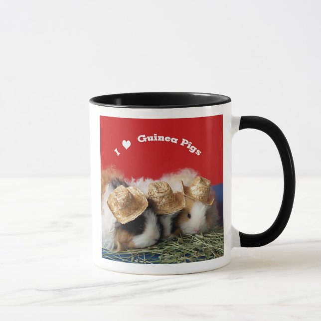 I Love Guinea Pigs Mug (Right)