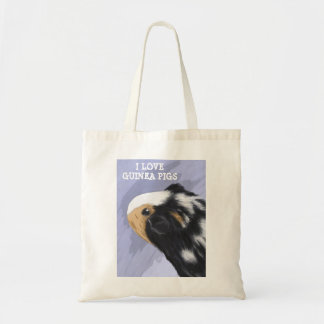 I Love Guinea Pigs Tote Bag