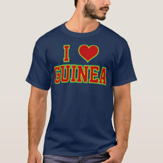 I Love Guinea  T-Shirt