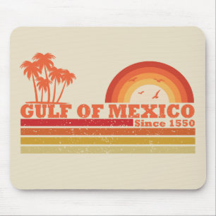 I love Gulf of Mexico est 1550 vintage Mouse Pad