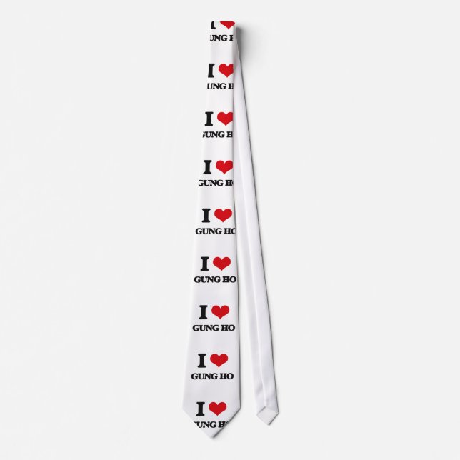 I love Gung Ho Tie (Front)