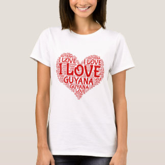 I Love Guyana Souvenir T-Shirt