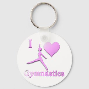 i love gymnastics #6 key ring
