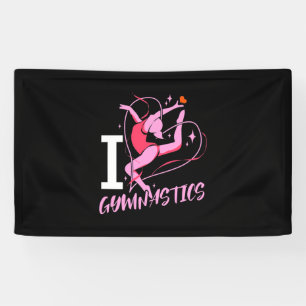 I Love Gymnastics Banner