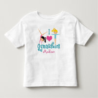 I Love Gymnastics Cute Gymnast Girl