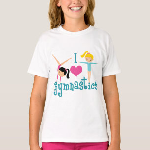 I Love Gymnastics Cute Gymnast T-Shirt