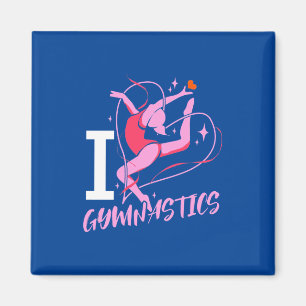 I Love Gymnastics Magnet