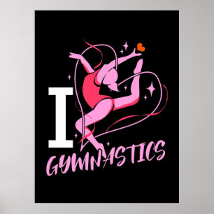 I Love Gymnastics Poster