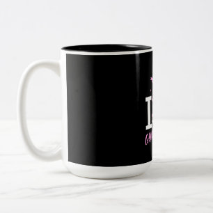 I Love Gymnastics Two-Tone Coffee Mug