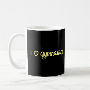 I Love Gymnastics Women Girls  Coffee Mug