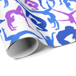 I LOVE Gymnastics Wrapping Paper