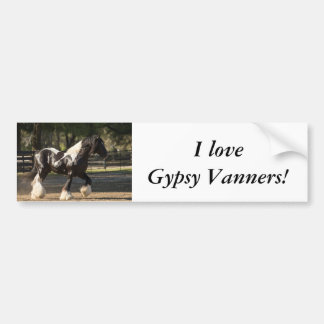 I love Gypsy Vanners bumper sticker! Sticker