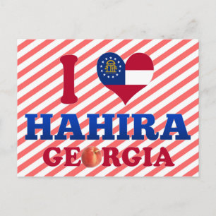 I Love Hahira, Georgia Postcard