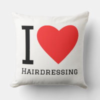 I love hairdressing square sticker