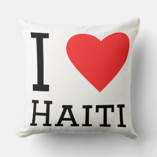 I love Haiti Cushion
