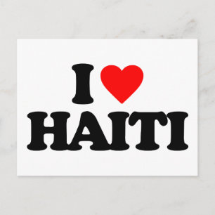 I LOVE HAITI POSTCARD
