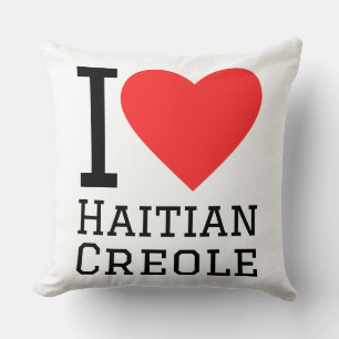 I love haitian creole cushion