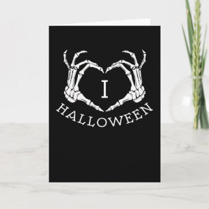 I Love Halloween Card