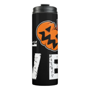 I Love Halloween Design for a Halloween Lover Thermal Tumbler