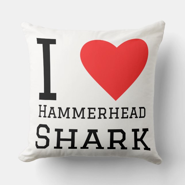 I love hammerhead shark cushion (Front)