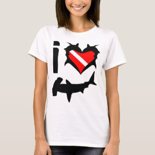 I Love Hammerhead Sharks T-Shirt