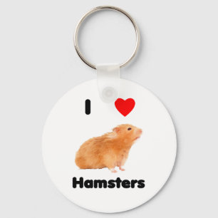 I love hamsters Keychain