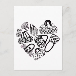 I love Handbags Post Card