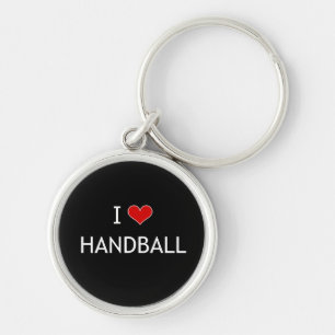 I Love Handball Key Ring
