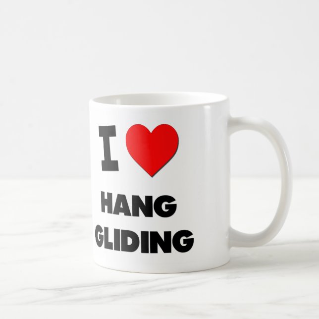 I Love Hang Gliding Coffee Mug (Right)