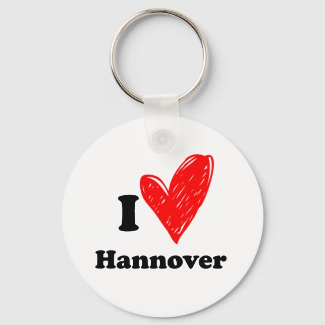 I love Hannover Key Ring (Front)